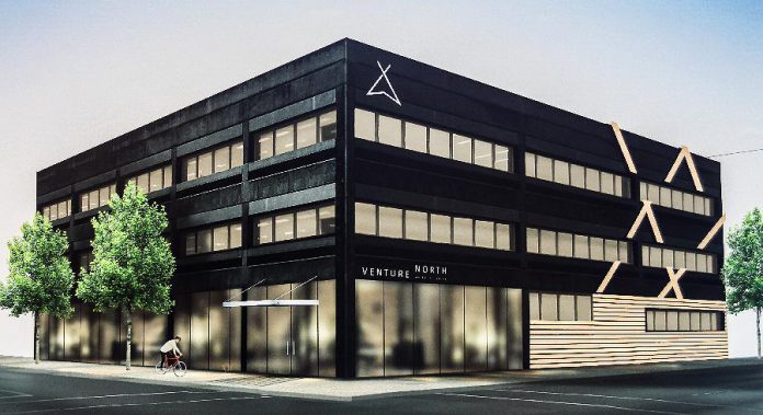 Paul Bennett is one of the partners in the development of VentureNorth, the new business hub in downtown Peterborough in the former Promenade Building which, once renovations are completed, will look like this concept illustration. "Hopefully, we can put together a similar type product for the arts community." (Illustration: VentureNorth)