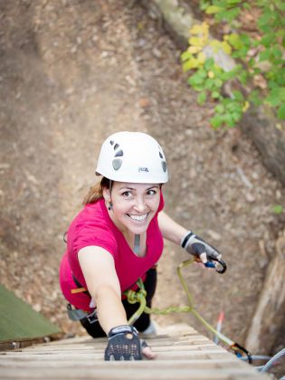 Treetop Trekking is an ideal outing for a wide variety of groups: school trips, corporate outings, team-building events, Scouts, birthday parties, bachelor and bachelorette parties, and any other adventure and adrenaline seekers. Visitors may also choose to come alone, with friends and family, or in large group.  (Photo: Treetop Trekking Ganaraska)