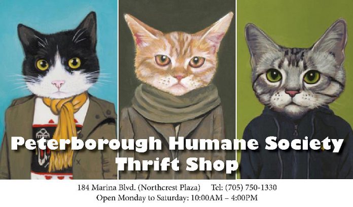  The Peterborough Humane Society Thrift Shop is celebrating 20 years of operation. (Photo: Peterborough Humane Society)