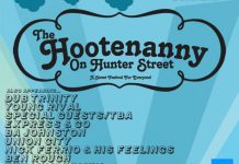 Poster for The Hootenanny On Hunter Street (photo: Peterborough DBIA)