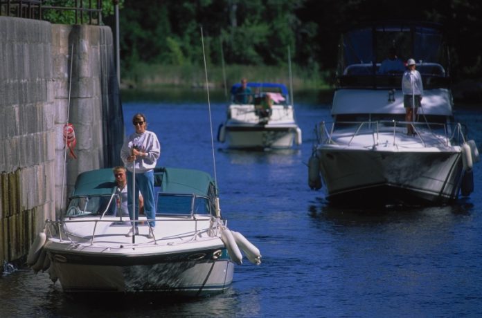 Waterway traffic brings millions of dollars of revenue into local economies annually. Photo: Parks Canada