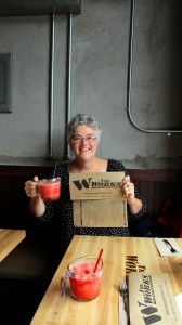 Linda Sunderland, Executive Director of Hospice Peterborough, during the Media Day event at The WORKS at 123 Simcoe Street (photo by Hospice Peterborough)