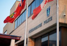 Peterborough Police Service headquarters on Water Street in Peterborough. (Photo: Pat Trudeau)