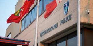 Peterborough Police Service headquarters on Water Street in Peterborough. (Photo: Pat Trudeau)