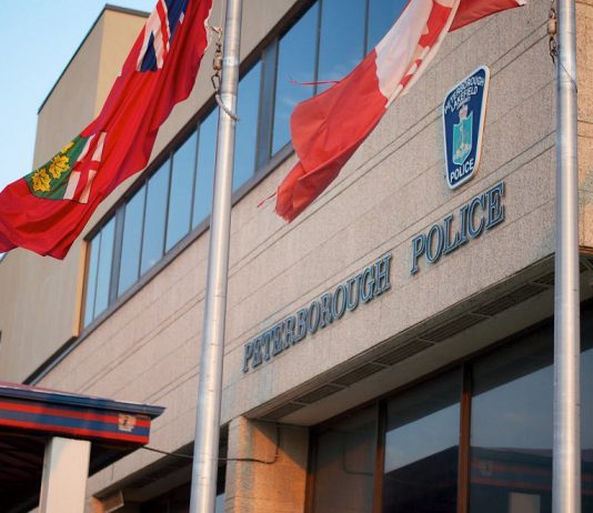 Peterborough Police Service headquarters on Water Street in Peterborough. (Photo: Pat Trudeau)