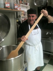 Paddles Up! Paul loves what he does and it shows. He’s famous for making people who come into The Pasta Shop smile.