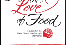 The four-course gourmet dinner to support the United Way takes place on Valentine's Day at the Holiday Inn in Peterborough