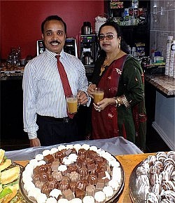Shafiq Rahman and his wife Ferdousi Rahman (photo courtesy of Shafiq’s Chai Bar)