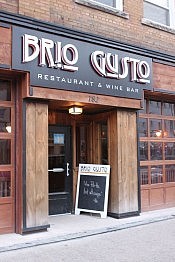 Brio Gusto is a boutique restaurant on Charlotte St. in Peterborough, open for lunch and dinner seven days a week (photo: Tammy Simon)