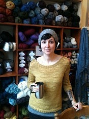 Owner Bridget Allin never dreamed of owning a yarn shop – until she moved to Peterborough and discovered one didn't exist (photo: Carol Lawless)