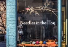 At 385 Water St., Needles in the Hay has an excellent location mid-block (photo: Pat Trudeau)