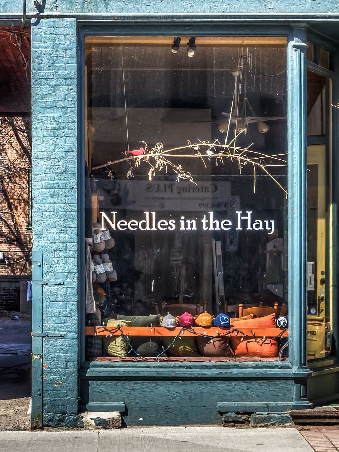 At 385 Water St., Needles in the Hay has an excellent location mid-block (photo: Pat Trudeau)