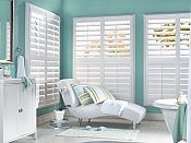 Canadian-made Shade-o-Matic shutters offer cottagers privacy and energy efficiency, in addition to making a bold style statement (manufacturer photo)