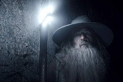Gandalf (Ian McKellan) exploring the chilling tomb of the Nazgul is a marvel of minimalist design