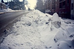 A Reid St. sidewalk next to Cathedral Court, which has many elderly and disabled tenants (photo: Sara Harrington)