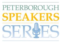 The 4th Annual Peterborough Speakers Series takes place at Market Hall in Peterborough on April 16, 2014