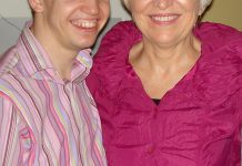 Lucinda Hage with her son Paul Tiller (photo courtesy of Linda Hage)