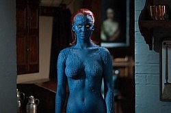 Jennifer Lawrence as the dangerous and shape-shifting mutant Mystique