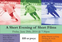 "A Short Evening of Short Films" screens at Theatre on King in Peterborough on Friday, June 20