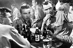 Montgomery Clift and Frank Sinatra in the 1953 military drama "From Here to Eternity" (publicity photo)