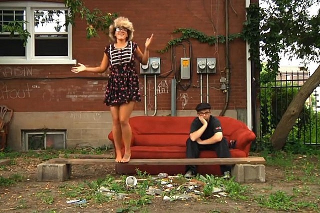 A scene from Michael Morritt's video for "Rattle it Back" by Bumpin' Tacos