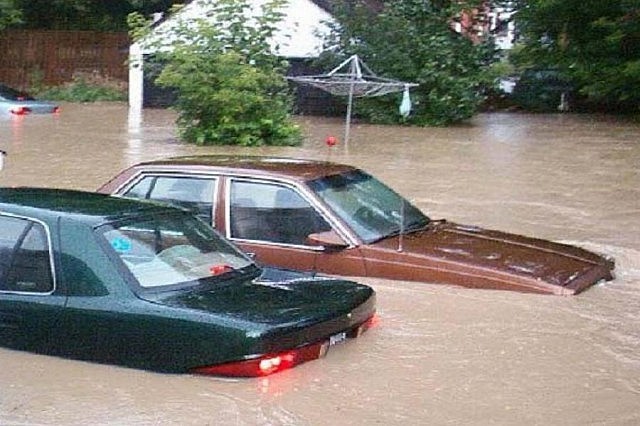 Up to 240 mm (9.5 inches) of rain fell on Peterborough on July 15, 2004