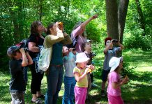 Learning about birds and other wildlife is just one of the many activities happening during GreenUP's weekly Nature Nocturne's events running throughout the summer. The events are free and run from 6:30 to 8 p.m. each Thursday evening until August 21st. (Photo: Peterborough GreenUP)