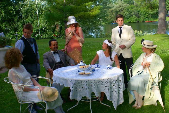 Sheila Charleton as Rose Arnott, David Adams as Frederick Arnott/Florian Ayers, Ray Ulbikas as Mellersh Wilton, Julia Johnston as Lotty Wilton, Emily McFarland as Lady Caroline Bramble, Kenn Gibb as Antony Wilding, and Jennie Ryan as Mrs. Graves