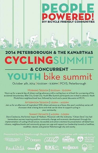 Peterborough and The Kawarthas Cycling Summit & Youth Bike Summit ...