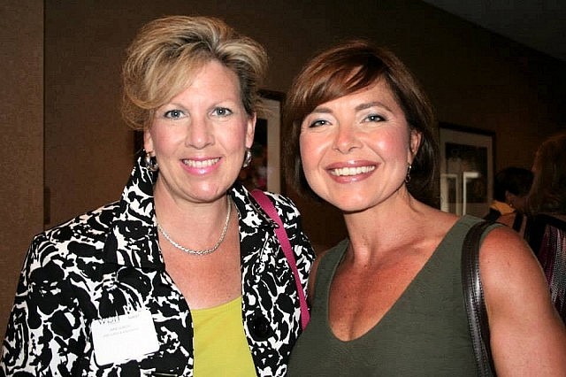 Jane Ulrich, owner of Jane Ulrich & Associates, and Theresa Moloney, owner of The Body Toning Club, are two of the over 150 members of WBN (photo: Carrie Wakeford / WBN)
