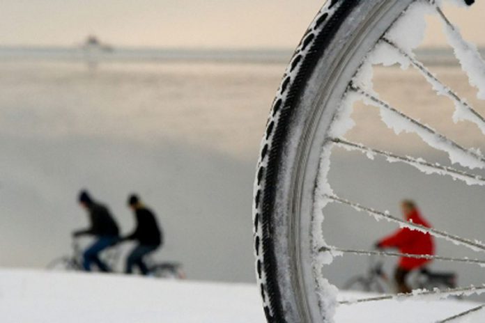 Just because there's snow on the ground doesn't mean you have to put the bike away. With the right equipment, almost anyone can bike safely in the winter (supplied photo)