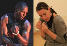 Public Energy is bringing works by renowned international choreographers Vincent Mantsoe and Aharona Israel to the Market Hall in Peterborough in February. The two artists will also be giving free public talks. (Photo: Daniel Aimie/Aharona Israel)