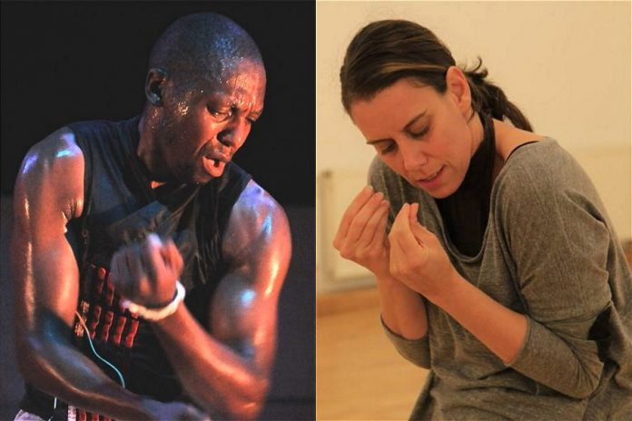 Public Energy is bringing works by renowned international choreographers Vincent Mantsoe and Aharona Israel to the Market Hall in Peterborough in February. The two artists will also be giving free public talks. (Photo: Daniel Aimie/Aharona Israel)