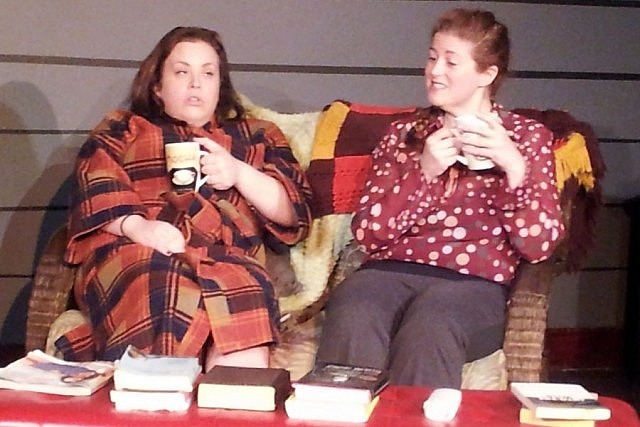 Meg O'Sullivan as Catherine and Lyndele Gauci as Claire (photo: Sam Tweedle for kawarthaNOW)