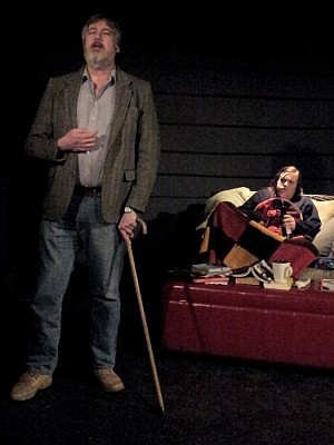 Keith Smith as Richard and Meg O'Sullivan as Catherine (photo: Sam Tweedle for kawarthaNOW)