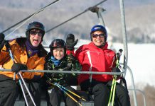 Families will find spectacular skiing and snowboarding at Sir Sam's Ski / Ride in Haliburton