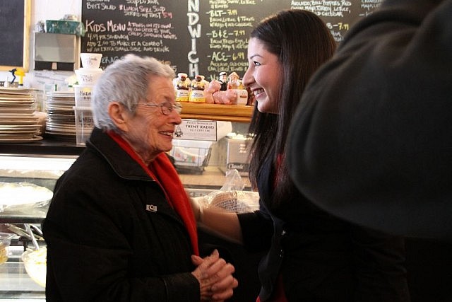 High-profile local businesswoman Erica Cherney is also supporting Monsef's campaign