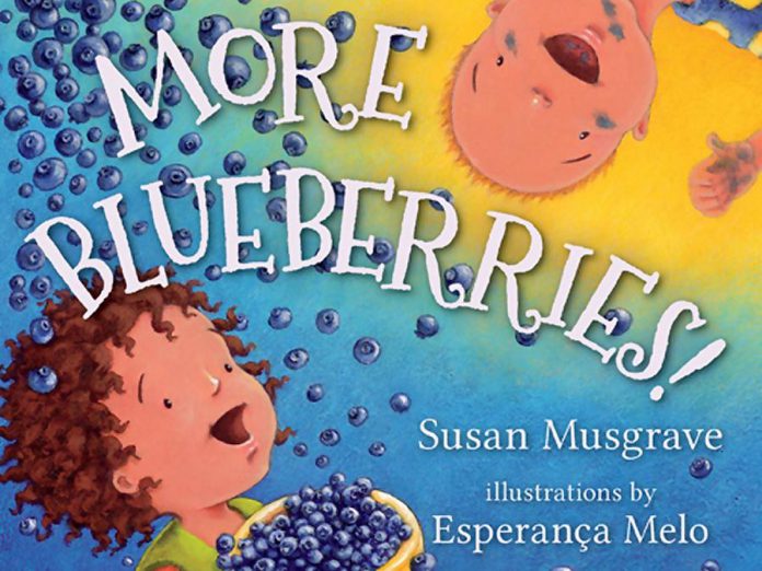 More Blueberries! is a children's book written by Canadian literary icon Susan Musgrave and illustrated by Millbrook's Esperança Melo