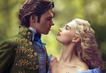 Richard Madden as Prince Charming and Lily James as Cinderella in Disney's live-action remake of the classic fairy tale