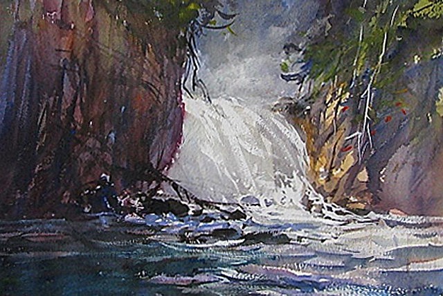 "Waterfall II" by Art Cunanan