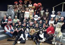 The cast and crew of the Peterborough Theatre Guild production of "Cats" (photo: Sam Tweedle / kawarthaNOW)