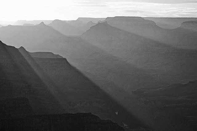 Evening shadows at Grand Canyon National Park in Arizona (photo: Georgie Horton-Baptiste)