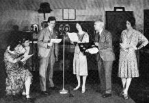 Trent Radio has been producing original live radio dramas supported by a grant by Community Radio Fund of Canada. Like this NBC live radio play broadcast from the 1920s, most early radio programs were broadcast live because recording technology was primitive and expensive.