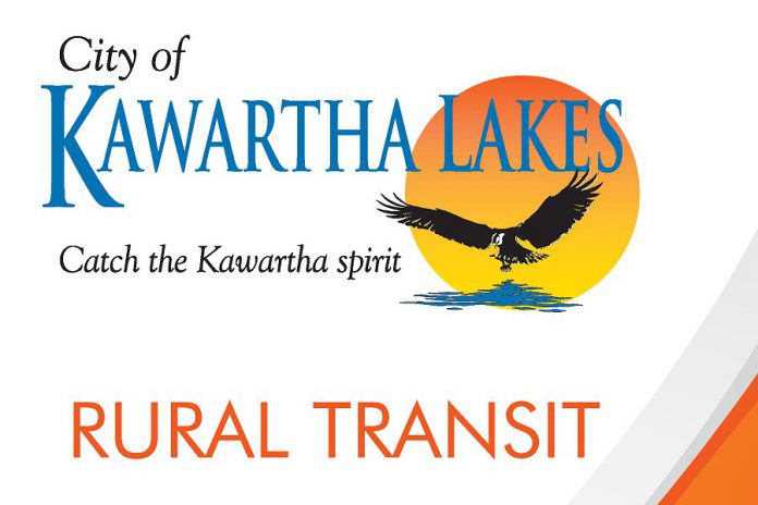 The City of Kawartha Lakes Rural Transit Pilot Project will end on June 27, 2015. City councillors voted to terminate the rural transit service, which was temporarily funded through a provincial grant program, rather than raise municipal taxes to keep the service operating.