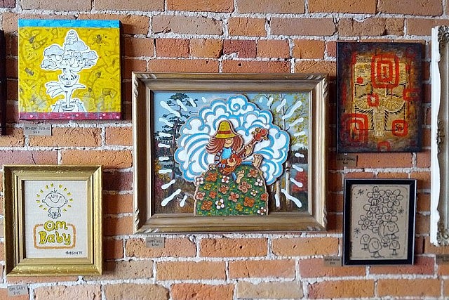 Clockwise from bottom left: "Om Baby", "Bonsai Rising", "Hippy Hill", "Weird Beard", and "Daisy Daze" (photo: Michael Fazackerley / kawarthaNOW)