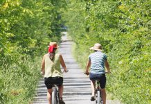 There are hundreds of kilometres of trails throughout the Kawarthas, including the Trans Canada Trail (pictured here near Jackson Park in Peterborough). International Trails Week, running from June 1 - 6, is an opportunity to explore and discover local trails. (Photo: Drew Monkman, www.drewmonkman.com)