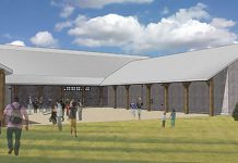 Artist's concept of the Peterborough County Agricultural Heritage Building to be built at Lang Pioneer Village in Keene