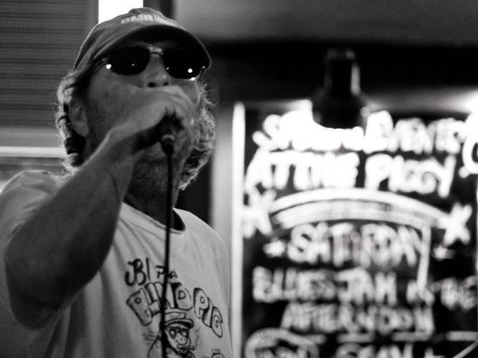 Phil Marshall performing at the Pig's Ear Blues Jam, which he founded to raise money for those in need (photo: Phillip Connor)
