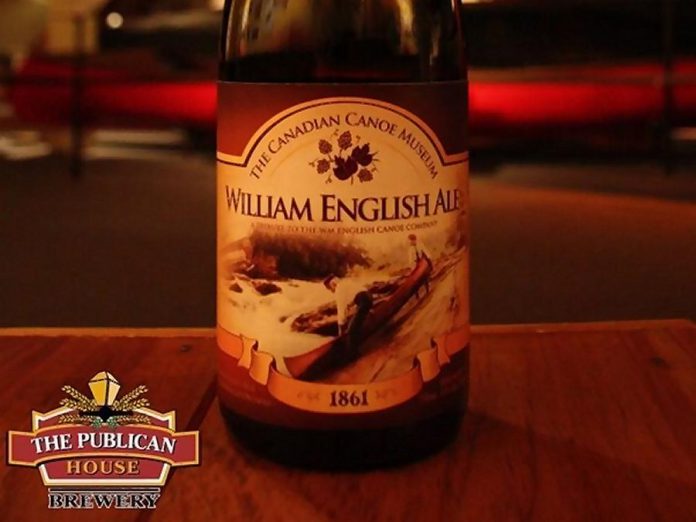 A portion of the sales of William English Ale, as well as future beers in the Canadian Canoe Museum Beer Series, will be donated to the Canadian Canoe Museum to support its expansion and continued growth (photo courtesy of Canadian Canoe Museum and Publican House Brewery)