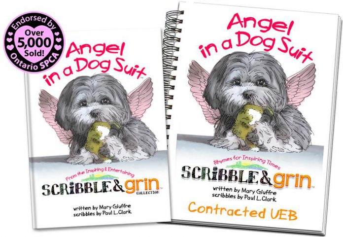 "Angel in a Dog Suit", by Kawarthas authors Mary Giuffre and Paul L. Clark, is the true story of puppy mill survivor Ruby. The heart-warming children's book has been endorsed by both the Ontario SPCA and Humane Society and will be introduced to Ontario elementary schools in September 2015.